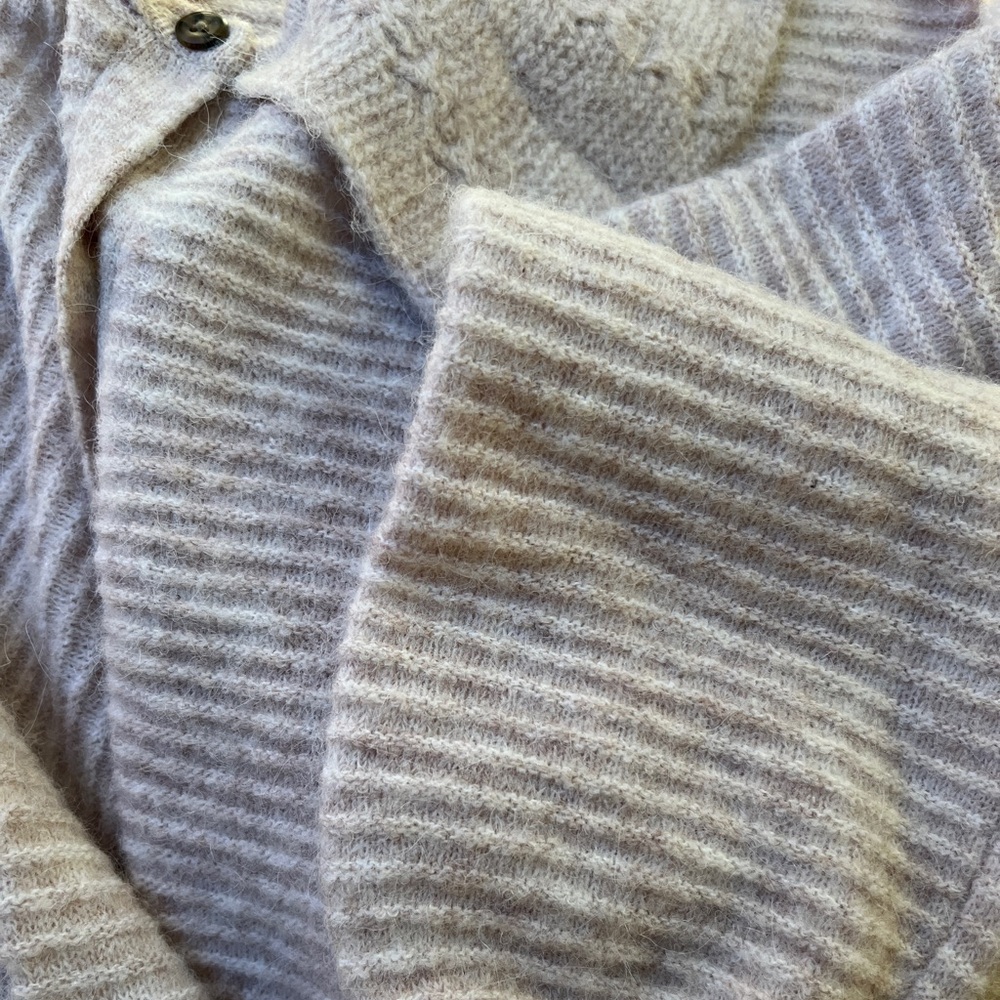 Madewell Pointelle-Collar Cardigan Sweater - Picture 9 of 9